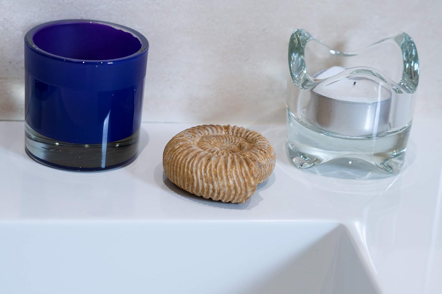 British Fossils Genuine Madagascan Ammonite in Gift Box with Stand - 160 Million Years Old!, Dusty Ammonite - Image 5