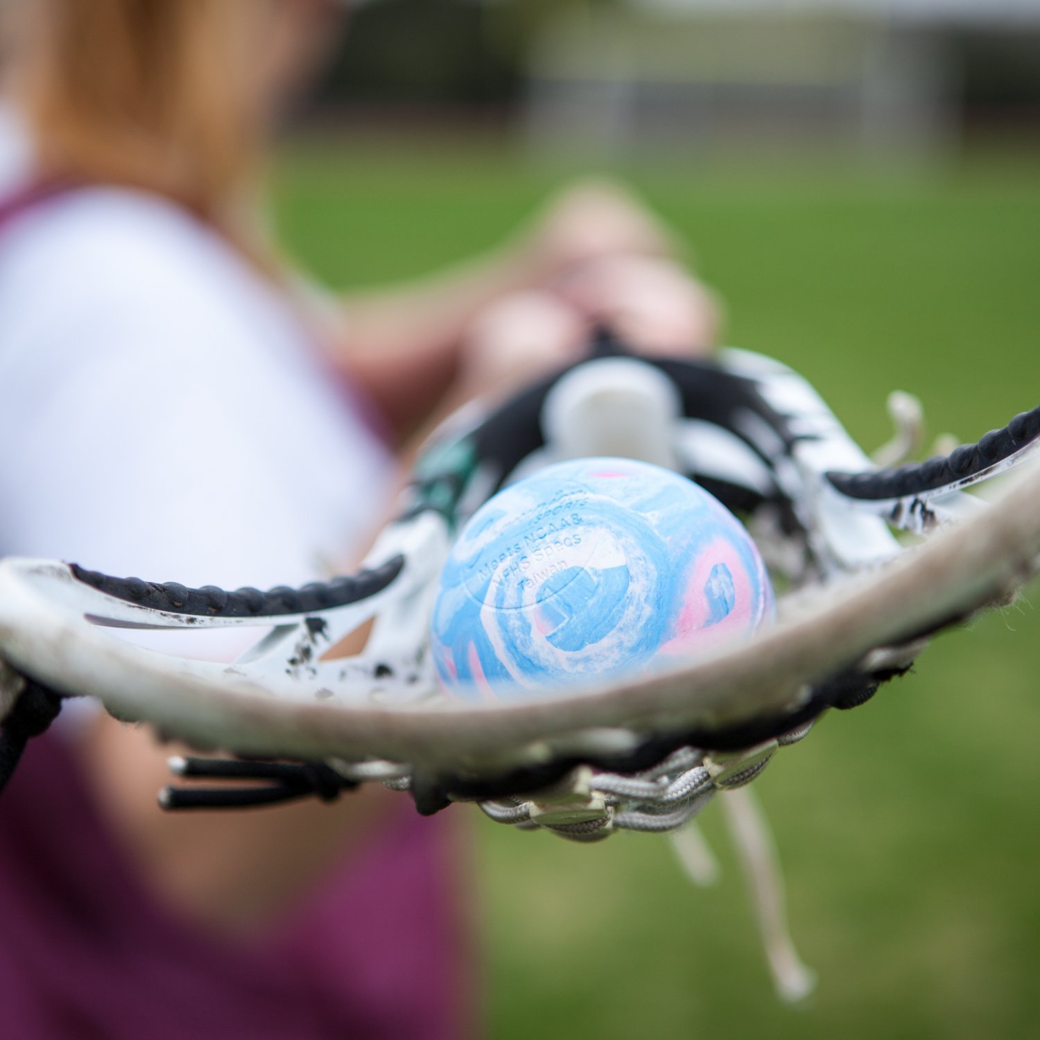 6Pack Champion NCAA/NFHS Official Size Rubber Multicolored Lacrosse