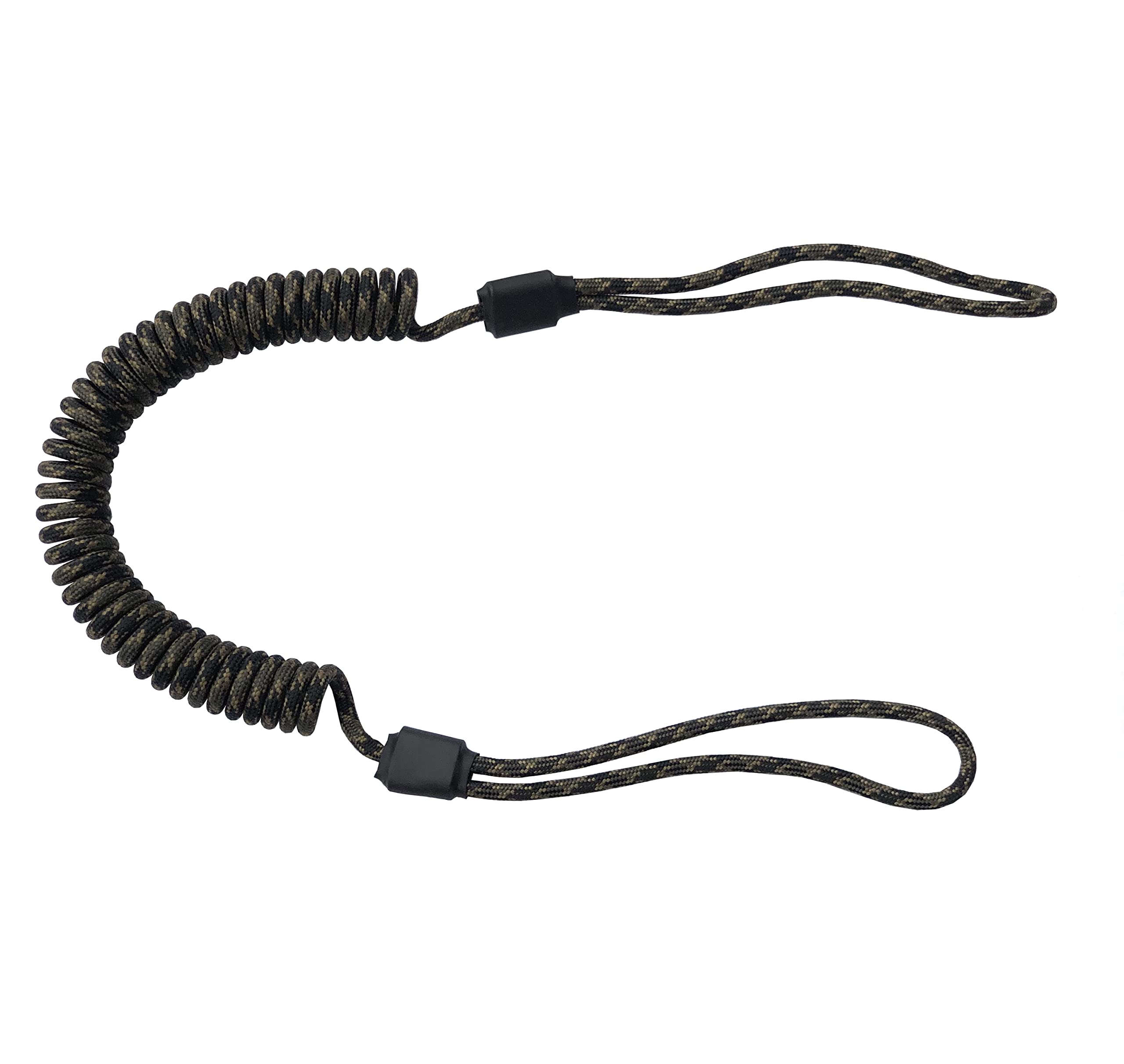 EdcX Paracord Nylon Tactical Lanyard, spiral cable, elastic key pendant made of Paracord, 4 types of fastening to choose from