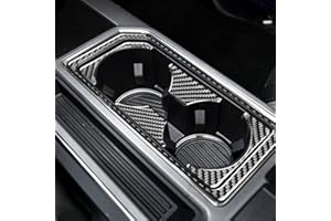 Real Premium Carbon Fiber Compatible with Ford F-150 Raptor 2015 2016 2017 2018 2019 2020 Accessories Car Front Drain Cup Hol