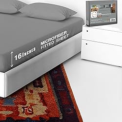 Cottonople 3 Piece King Size Fitted Sheets Set-120
