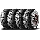 Set of 4 (FOUR) Mastertrack BADLANDS AT All Terrain 245/65R17 107T SUV Tires + 3-Year Road Hazard Warranty Included - 245/65/17 (Tire Only)-UTQG 620AB