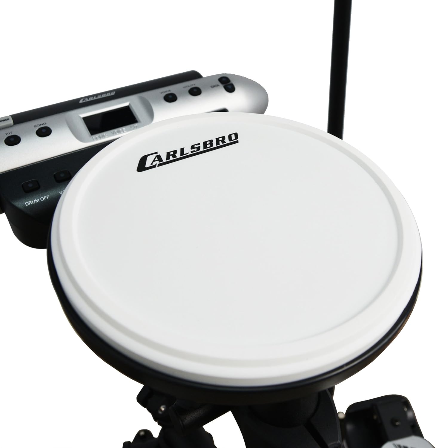 Carlsbro CSD120 Ultra Compact Electronic Drum Kit Bundle with