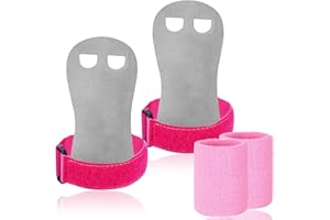 Gymnastics Grips Wristbands Gloves Set for Kids Girls Youth, Palm Protection and Wrist Support Wrist Bands Sports Accessories