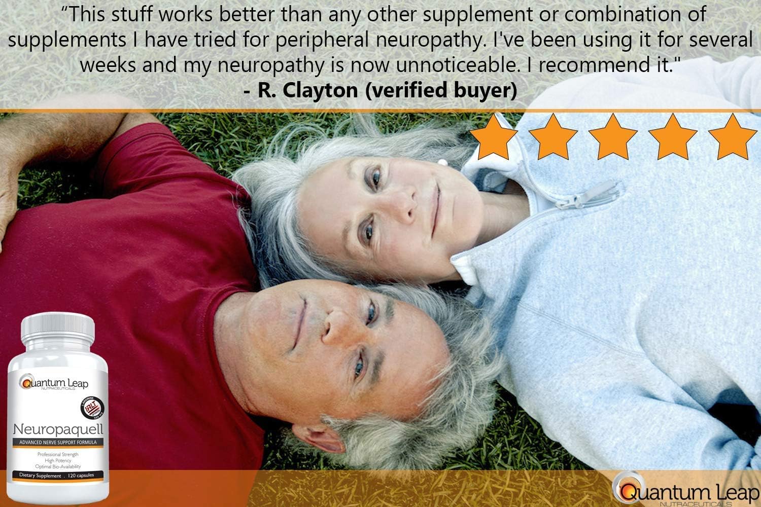 Clinical Strength Neuropathy Pain Relief. Advanced Nerve Support Formula. 120 capsules: Health & Personal Care