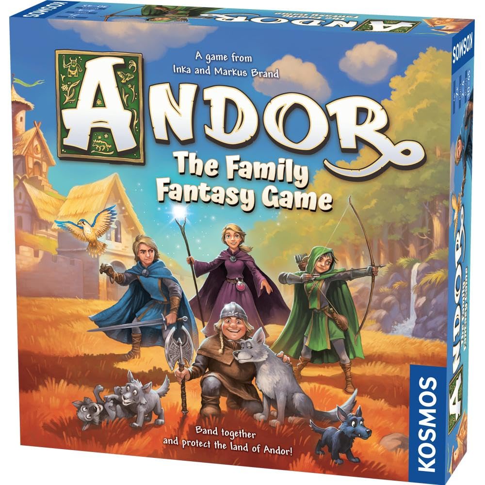 Thames & Kosmos Legends of Andor: The Family Fantasy Game | Cooperative Strategy Board Game for Kids & Adults | Ages 7+ | 2–4 Players | Epic Adventure for Game Night