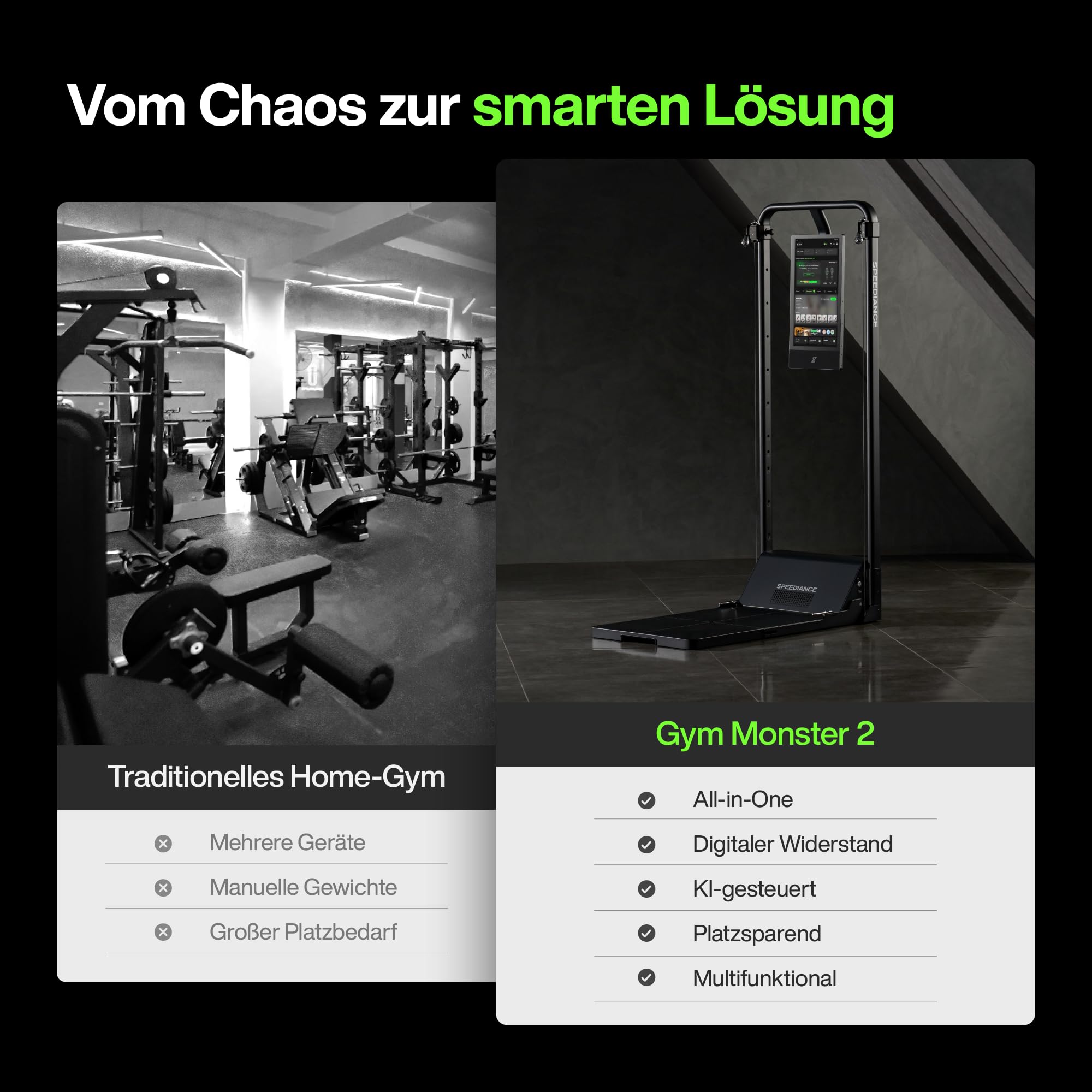 Speediance Gym Monster 2 Smart Home Gym, Upgraded AI-Powered Home Workout Maschine, Multifunktionale Smith Maschine, Ganzkörper-Krafttraining Fitnessgeräte, All-in-One Workout (GM2 Works Plus) 8
