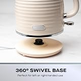Daewoo Sienna 1.7L Kettle & 4 Slice Toaster Cream Bundle 3KW Rapid Boil view 6