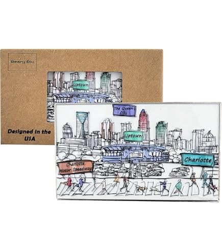 Amazon.com: Charlotte City Magnet by Classic Magnets, 3D Rubber
