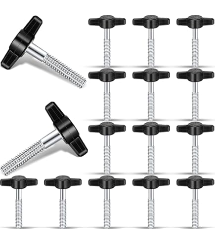 10-32 X 1/4\" White Knurled Round - Thumb Screw Depot