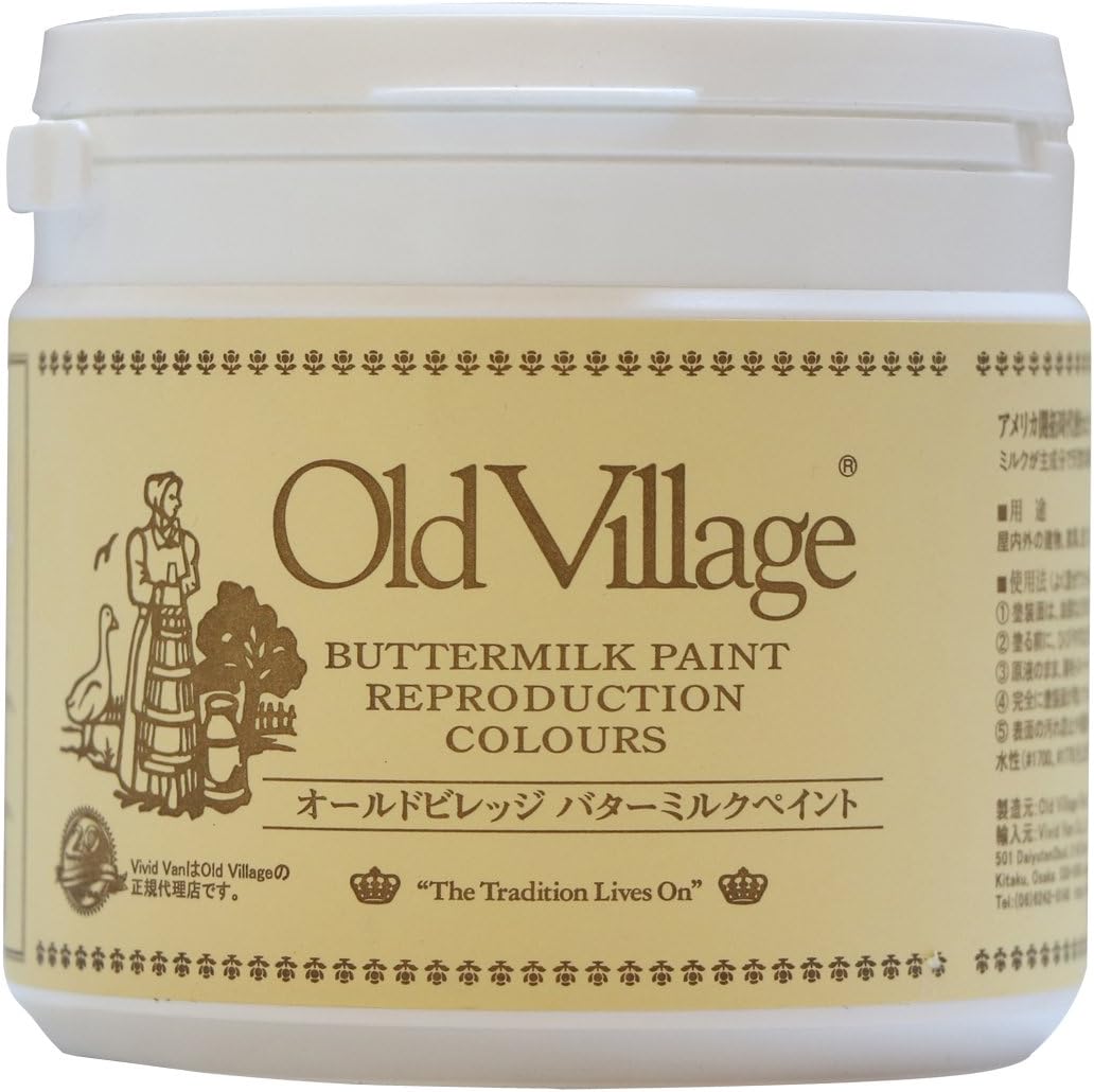 Amazon オールドビレッジ バターミルクペイント Shading White 473ml 1301 Diy 工具 ガーデン