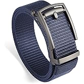 SENDEFN Nylon Ratchet Belts for Men, Golf Web Belt with Automatic Adjustable Buckle Casual Jeans