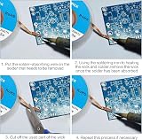 Kjzeex 2.5mm Solder Wick Braid with No-Clean Flux Desoldering Remover 5ft view 3