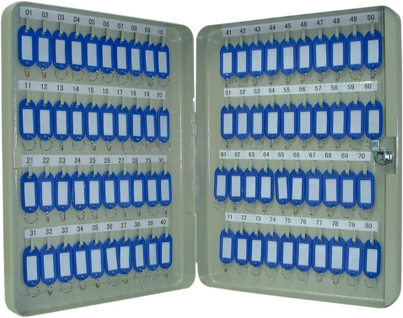 Q-Connect 80-Key Cabinet Pearl Grey KF04274