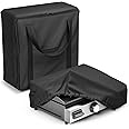 SHINESTAR Griddle Cover and Carry Bag for Blackstone 17 Inch Tabletop Griddle Without Hood, Portable Griddle Carry Bag for Travel, Heavy Duty 600D Waterproof Polyester, 2-Piece
