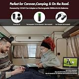 August DA100D 10 Inch Portable TV Freeview HD Recorder HDMI USB DVB-T2 Caravan view 5
