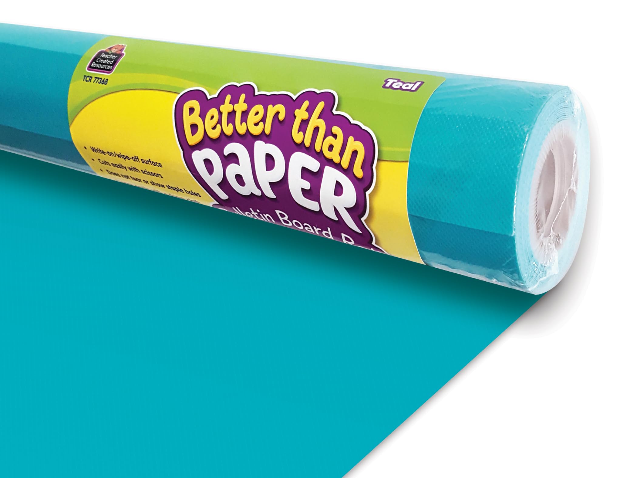 Teacher Created Resources Teal Better Than Paper Bulletin Board Roll (77368)