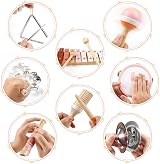 Vanplay 8 in 1 Kids Musical Instruments Xylophone Maracas Wooden Toy view 8