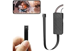 SAMMICINCO WiFi Hidden Camera DIY Mini Portable and Wireless Nanny Cam 1080P HD Spy Camera with Motion Detection Security Cameras for Home Office Outdoor