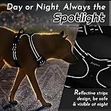 Eagloo Dog Harness Front Back Clips Large No Pull Adjustable Reflective view 8