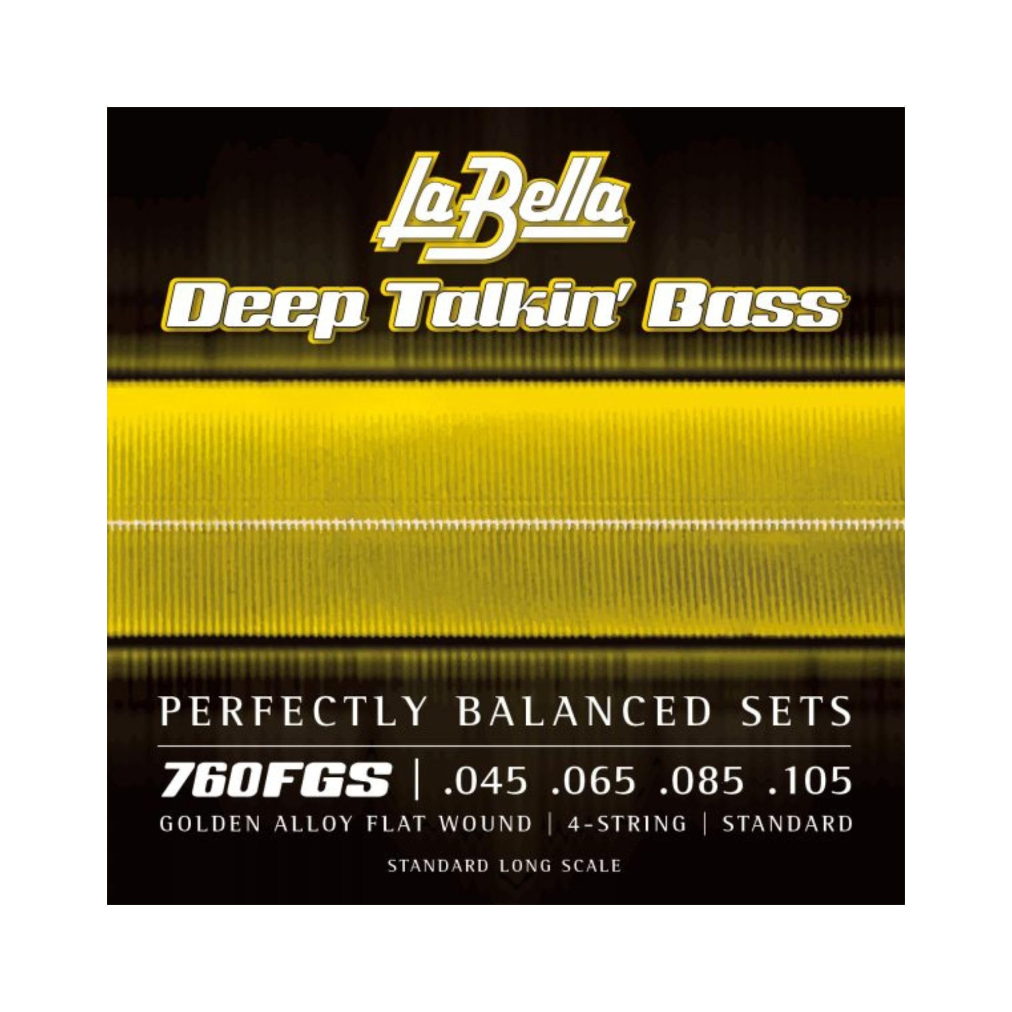 La Bella Bass 760FGS Gold Flats 045/105