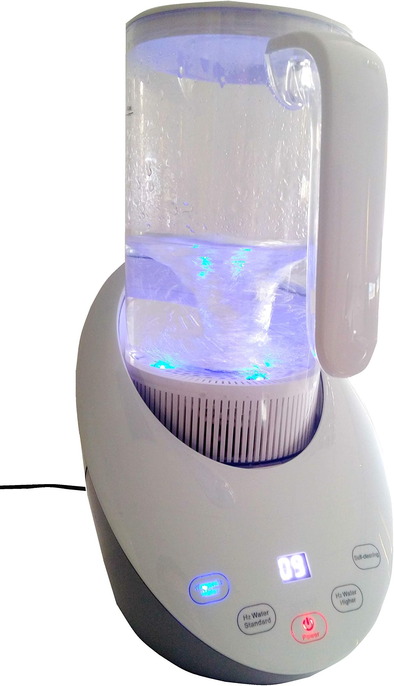 OH OZONOHOGAR COSEMAROZONE Group Hydrogenated Water Jug for Home, 1600 ml, White, Hydrogenates and Magnetizes Water