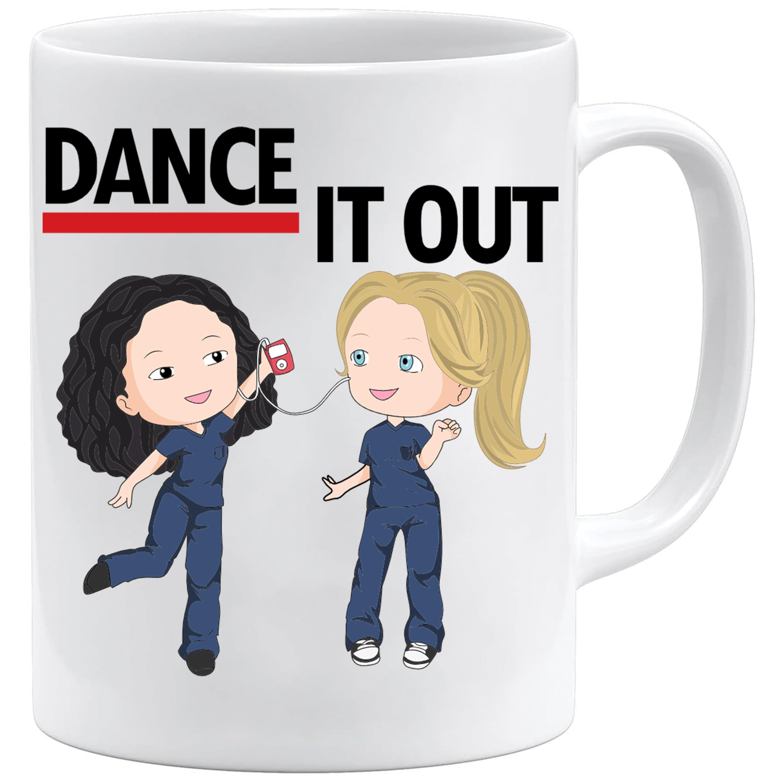 Acen Merchandise Inspired - Dance it Out - Fun Novelty Tea Coffee Mug 11oz Ceramic Coffee Tea Mug