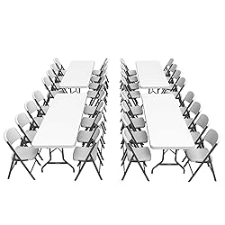 Lifetime 8-Foot Tables and Chairs Combo