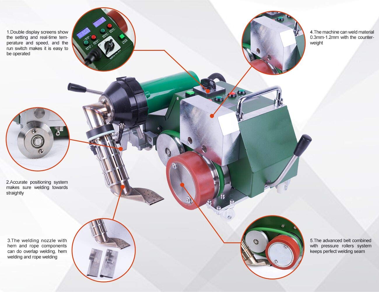 Lesite Automatic Pvc Fabric Flex Automatic Welding Machine Banner