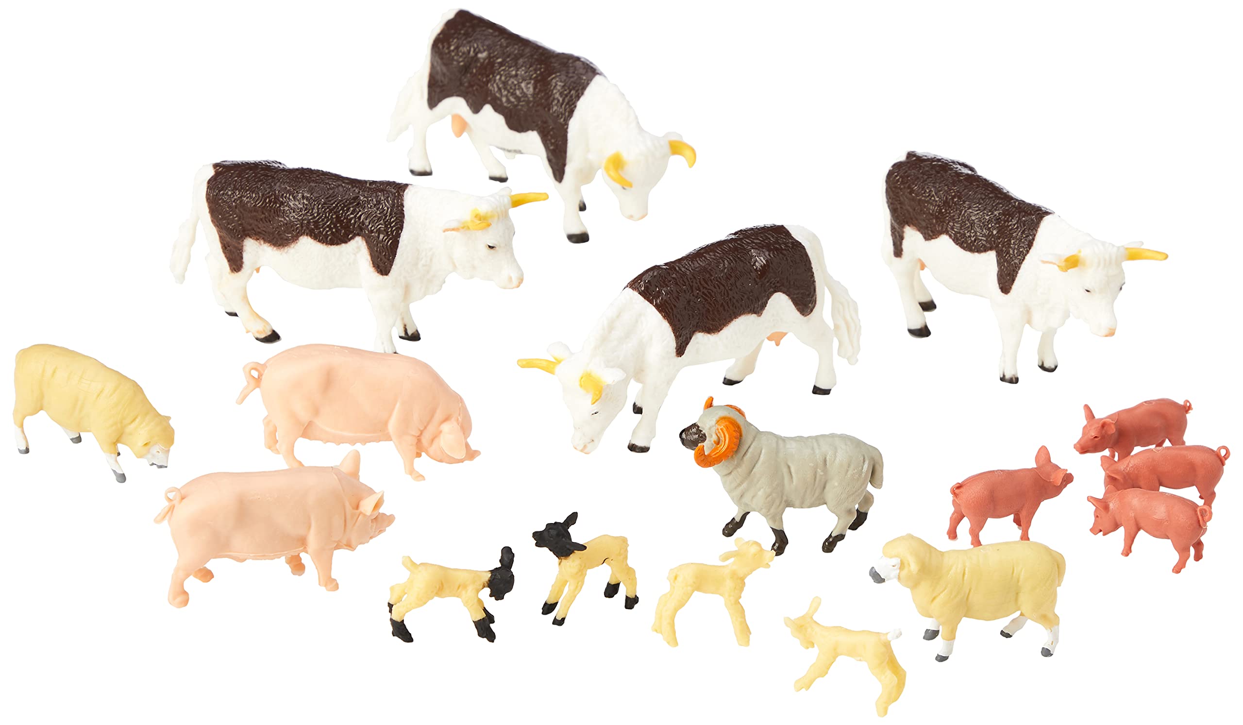 Britains 1:32 Mixed Animal Value Pack Farm Playset, Collectable Farmyard Animal Toys, Compatible with 1:32 Scale Farm Toys, Suitable for Collectors & Children from 3 +, 43096