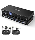 Amazon.com: TESmart 4K@144Hz Displayport KVM Switch 2 Monitors 4