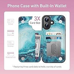 Goodon for iPhone 16 Case Wallet - Flip Folio