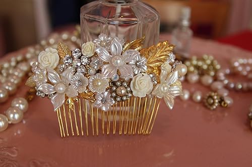 Amazon Com Bridal Hair Comb Vintage Victorian Wedding Hair Comb