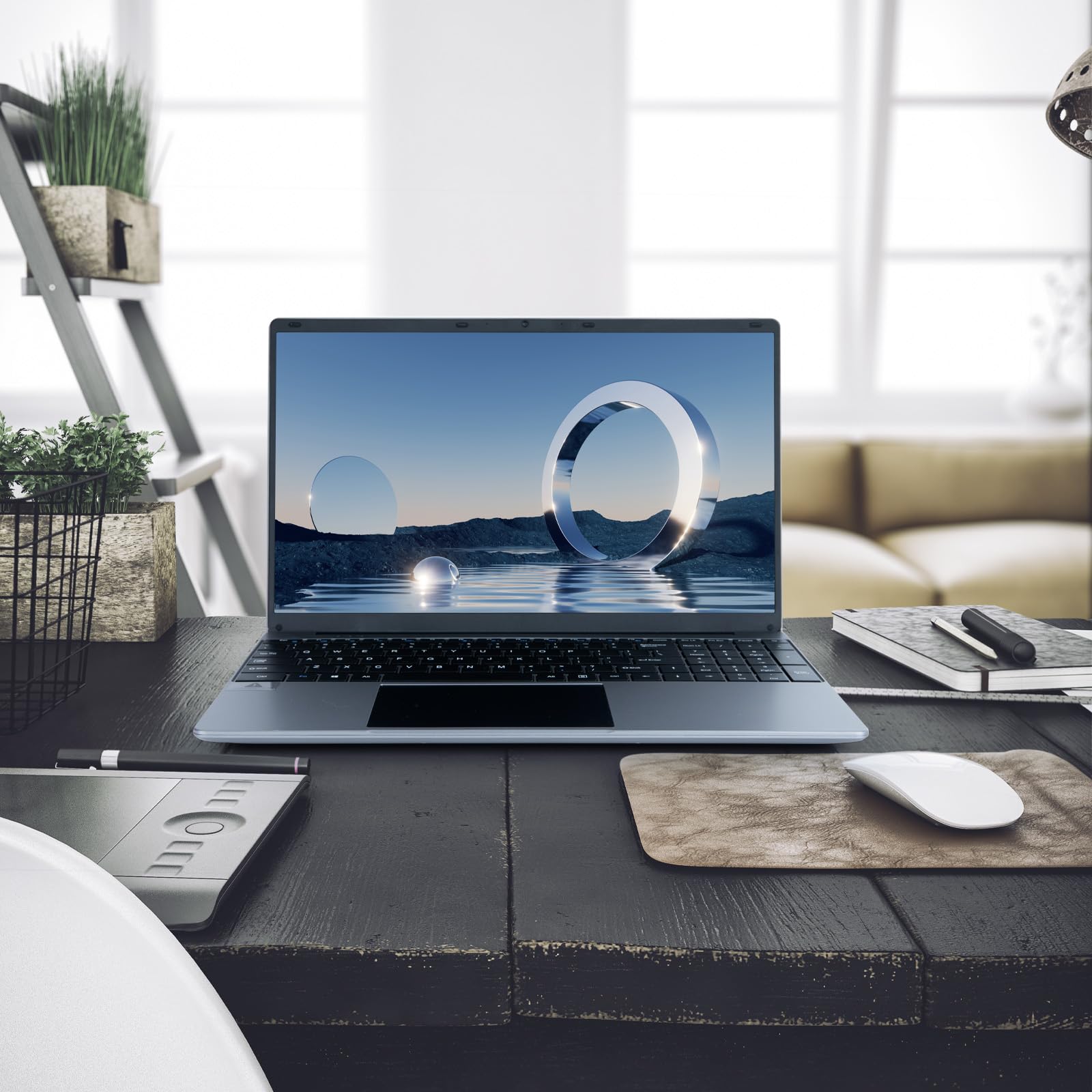 Maypug Laptop Computer 15.6''1080P IPS Full HD Laptop,12GB DDR4 512GB SSD Quad-Core Intel Celeron N5095 Processors USB 3.0,Up to 2.9Ghz,Bluetooth 4.2,2.4G/5G WiFi., Silver, MP1502