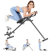 4-in-1 Rowing Machine, Ab Machine &ndash; Foldable Full Body Workout Equipment with Resistance Bands for Home Cardio, Strength, and Core Training &ndash; Black