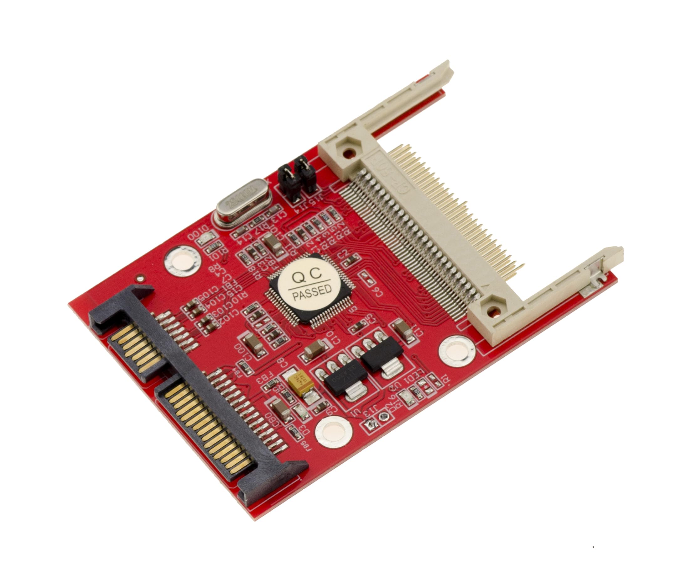 KALEA-INFORMATIQUE CF to SATA Compact Flash Converter Adapter, CFI and CFII support