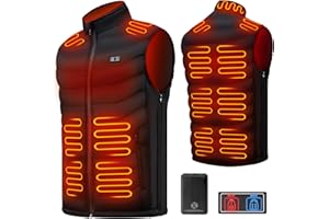XINSONYUELL Heated Vest for Men Women: Electric Heating Vests with Battery Pack Included - Smart Warming Heat Clothing Winter