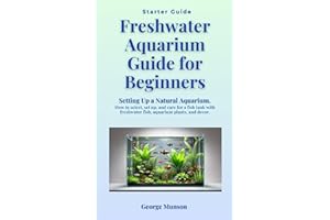 Freshwater Aquarium Guide for Beginners: Setting Up a Natural Aquarium. How to select, set up, and care for fish tank with fr