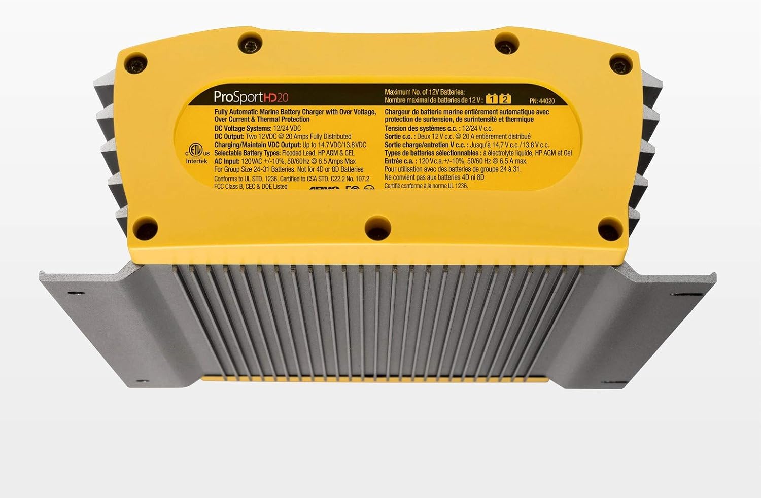 ProMariner 44021 ProSportHD Series Battery Charger - 20 Amp (Plus): Automotive