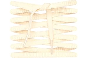 LitLaces - Premium Flat Cotton Shoe Laces Replacement for Air Jordan, Nike Dunk, Air Force 1, Converse, & Casual Shoes