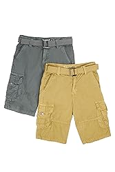 Raw X Boys Cargo Shorts 8-18 | 100% Cotton Belted