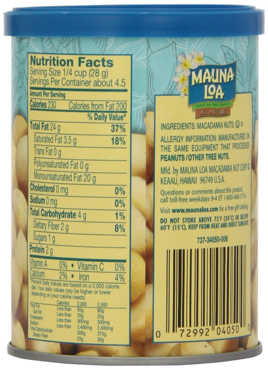 how many macadamia nuts in a cup