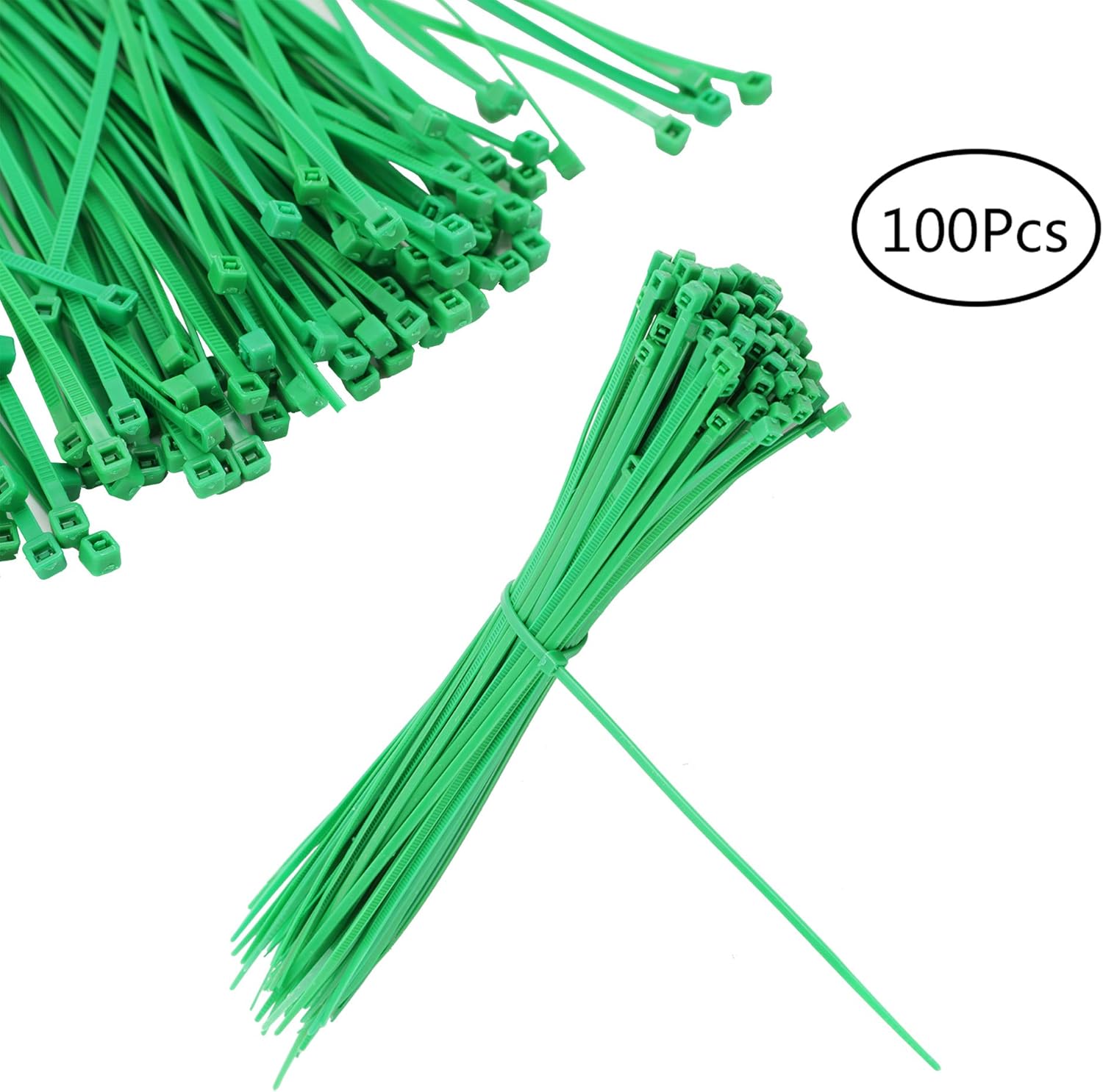 Lot De 100 Attache-câble Noire 3,6 X 200 Mm