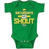 Smack Apparel Saturdays Onesie for Oregon College Fans (NB-18M)