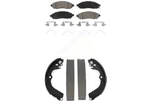 Transit Auto Front Rear Ceramic Brake Pads And Drum Shoes Kit Replacement For Nissan NV200 Chevrolet City Express KCN-100421