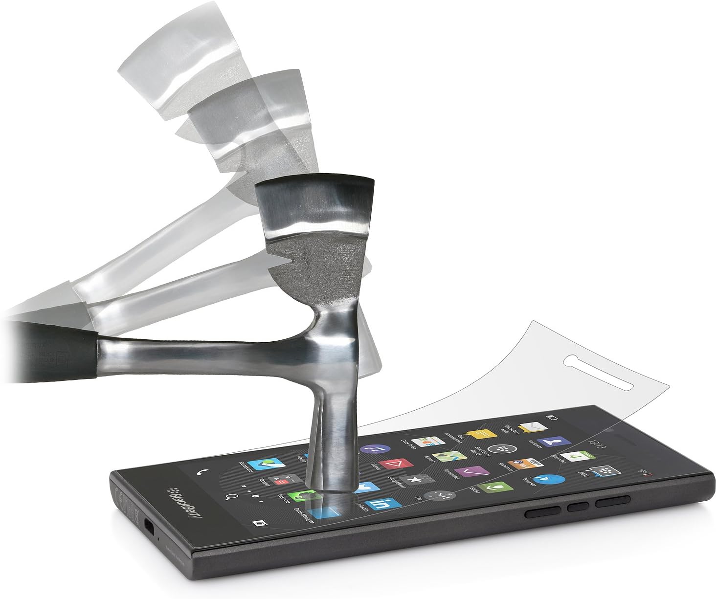 StilGut 2 x Tempered Glass Screen Protector for BlackBerry Leap