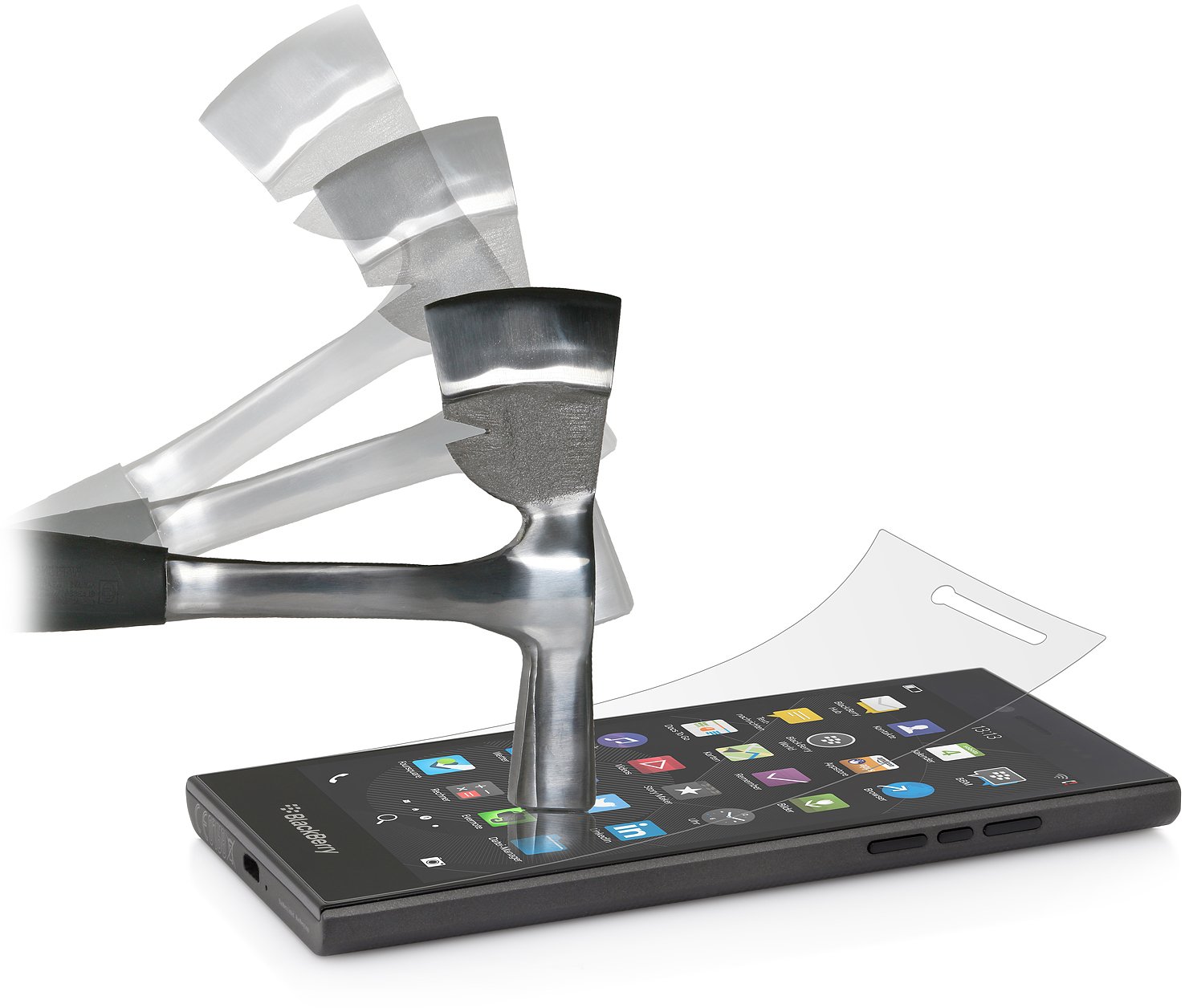 StilGut 2 x Tempered Glass Screen Protector for BlackBerry Leap