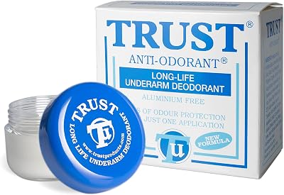 Trust Underarm Deodorant Aluminium Free Natural Herbal 3-6 Days