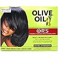 Organic Root Stimulator Olive Oil No Lye Relaxer Kit, Extra Strength (Pack of 3)