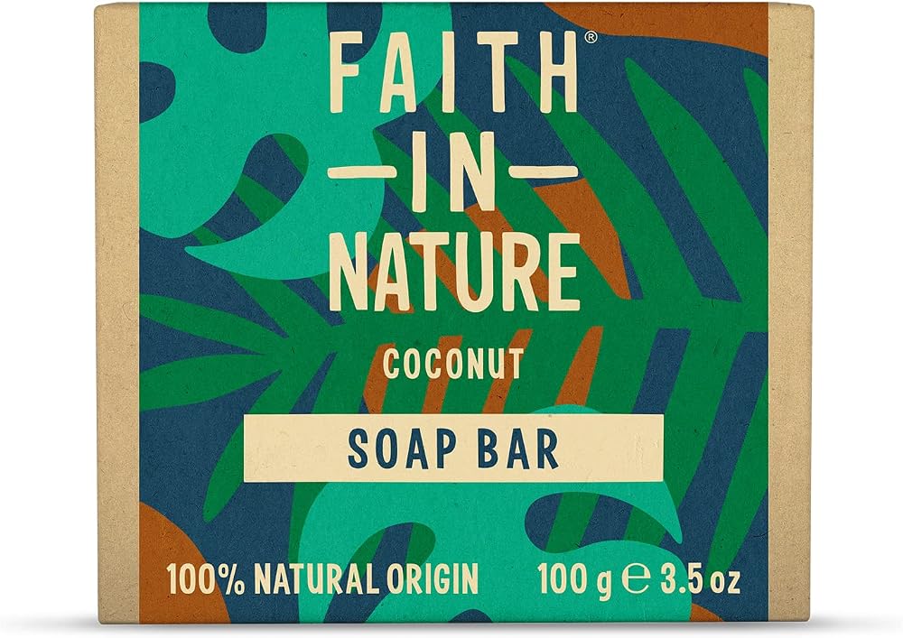 Faith In Nature Coconut Hand Soap Bar 100g Natural Vegan Cruelty Free